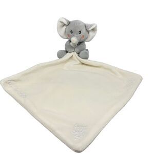 2019 Althans Club Elephant Baby Lovey Cream Security Blanket Germany 9x9 inch